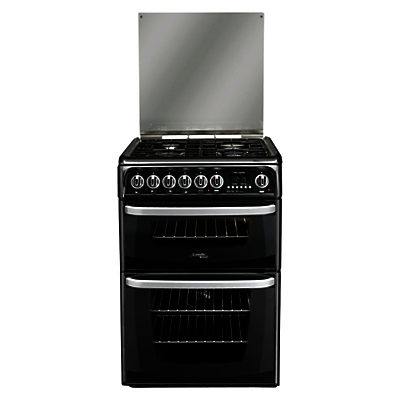 Hotpoint Cannon CH60DHKFS Dual Fuel Cooker, Black